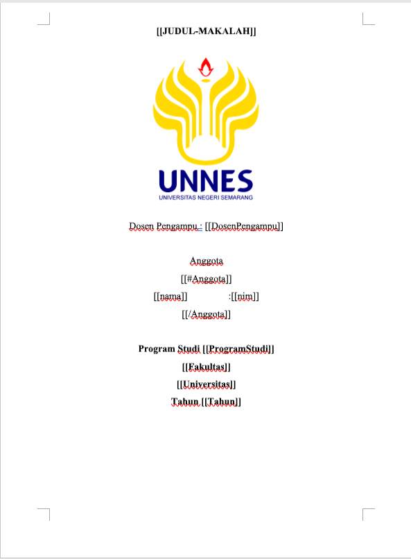 Contoh Cover Makalah